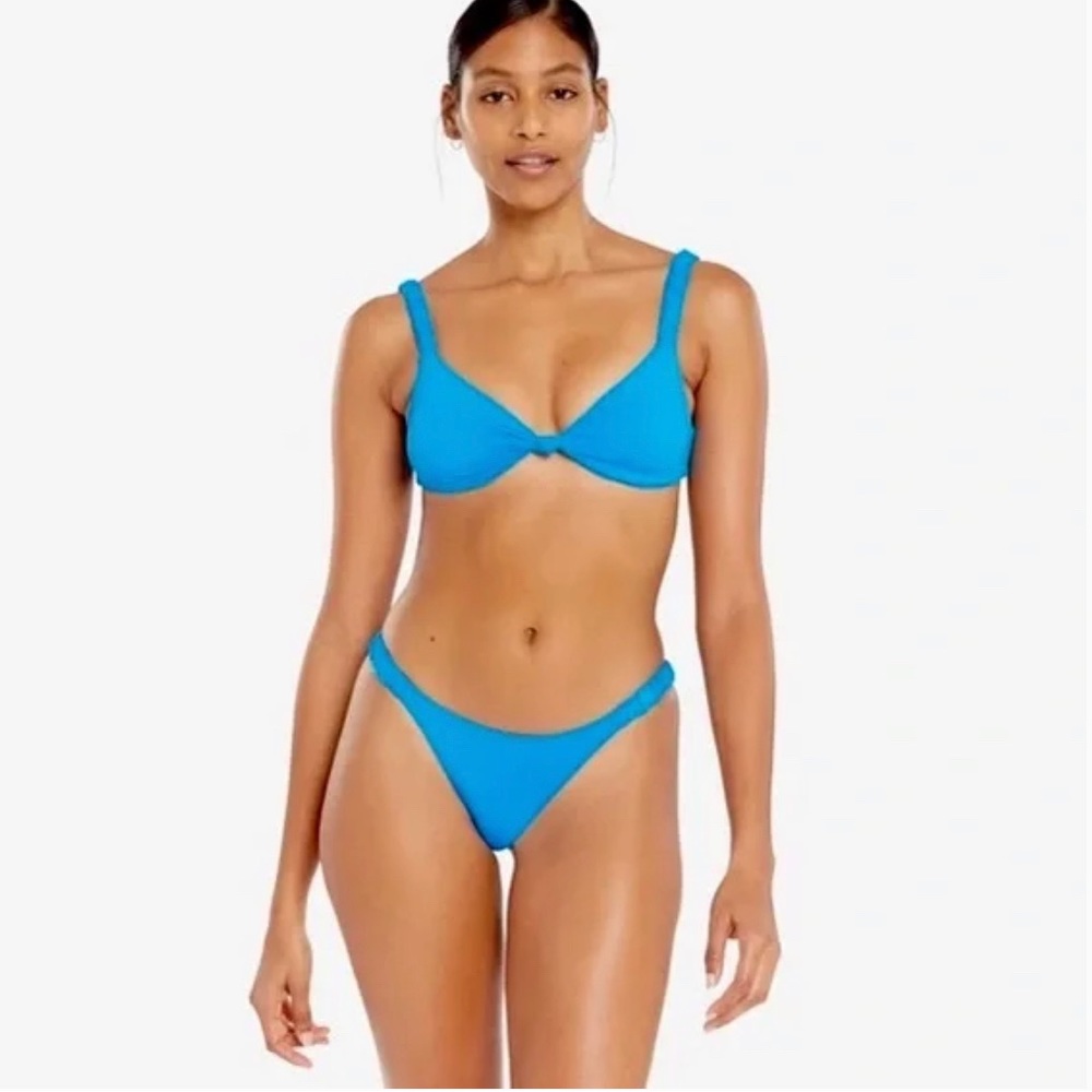 Vitamin A Zuri Cerulean Blue Ecolux Bikini Top AND Bottoms